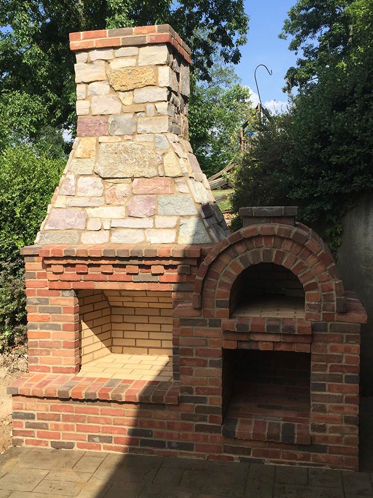 outdoor fireplace width=