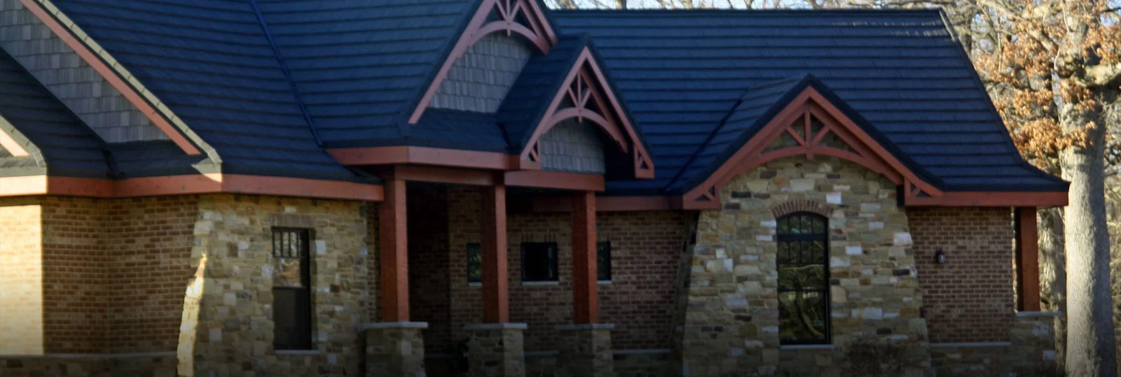 stone exterior of a home